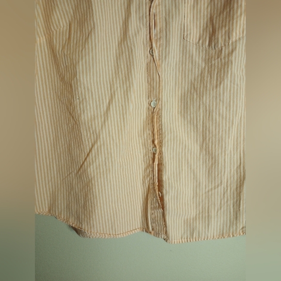 Forever 21 striped button up size large - Picture 3 of 8